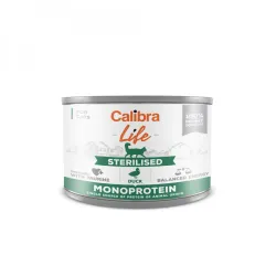 Calibra Cat Life Sterilised Kaczka 200g